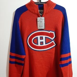 ILanco Licensed Montreal Canadiens Zip Sweater